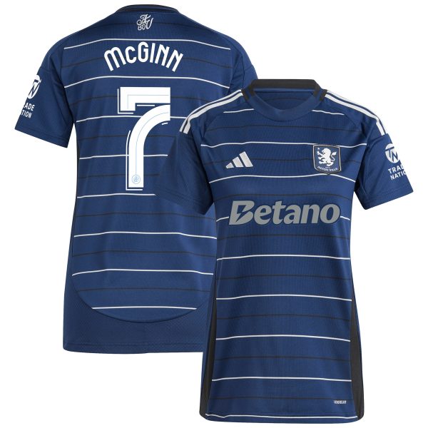 Aston Villa Jerseys - Official aston villa adidas third shirt 2024-25 – womens with mcginn 7 cup printing Collection for AVFC Fans