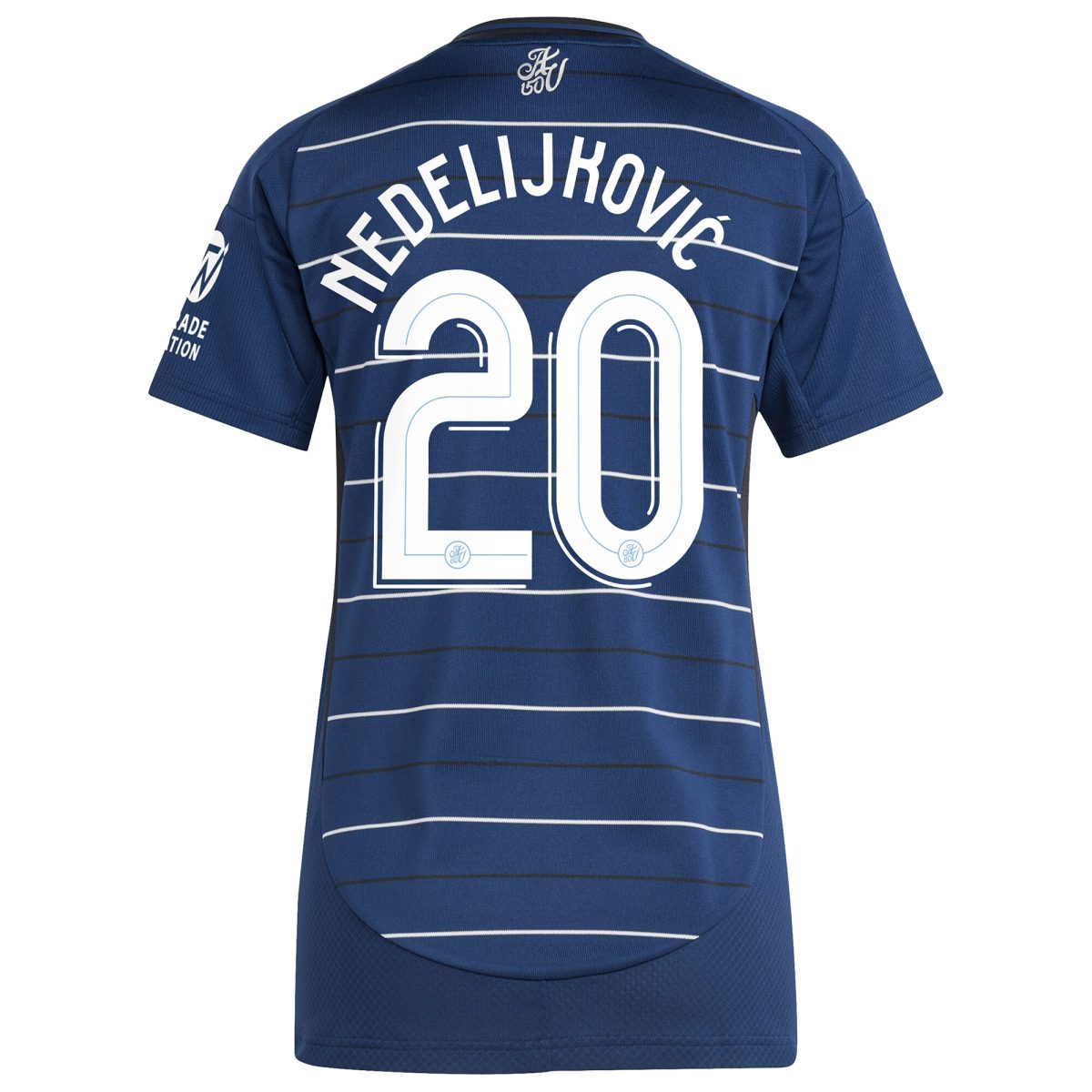Aston Villa Jerseys - Official aston villa adidas third shirt 2024-25 – womens with nedeljković 20 cup printing Collection for AVFC Fans