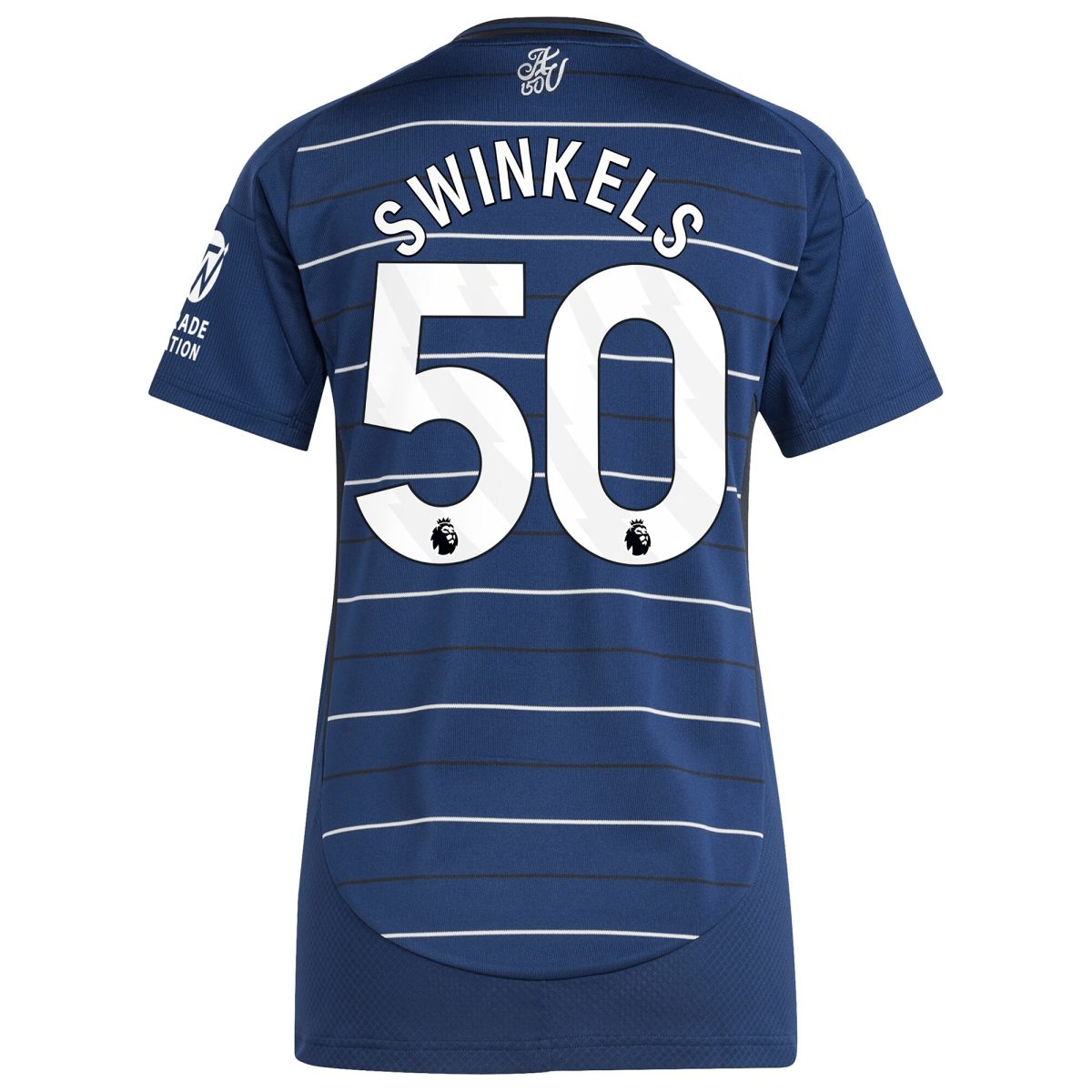 Aston Villa Jerseys - Official aston villa adidas third shirt 2024-25 – womens with swinkels 50 printing Collection for AVFC Fans