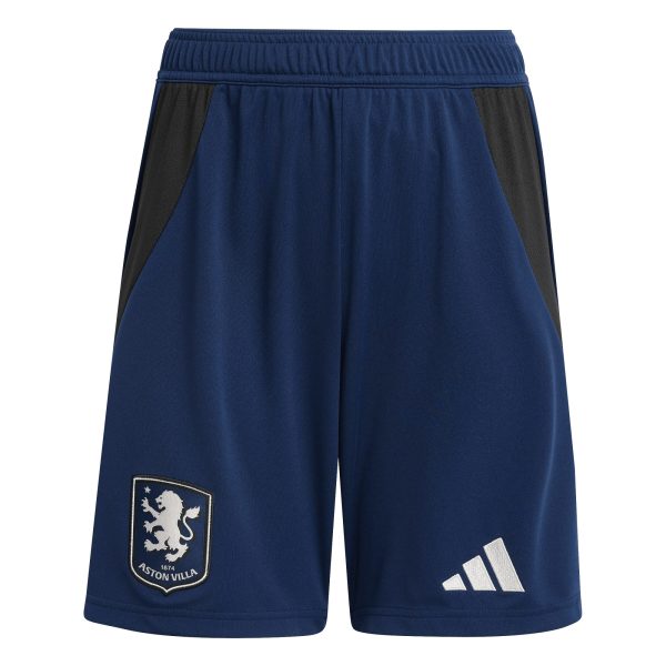 Aston Villa Jerseys - Official aston villa adidas third shorts 2024-25 – kids with custom printing Collection for AVFC Fans