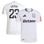 Aston Villa Jerseys - Official aston villa adidas wsl away authentic shirt 2024-25 with grant 23 printing Collection for AVFC Fans
