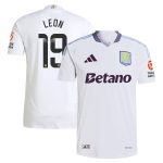 Aston Villa Jerseys - Official aston villa adidas wsl away authentic shirt 2024-25 with leon 19 printing Collection for AVFC Fans
