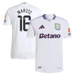 Aston Villa Jerseys - Official aston villa adidas wsl away authentic shirt 2024-25 with maritz 16 printing Collection for AVFC Fans