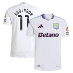 Aston Villa Jerseys - Official aston villa adidas wsl away authentic shirt 2024-25 with robinson 11 printing Collection for AVFC Fans