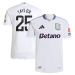 Aston Villa Jerseys - Official aston villa adidas wsl away authentic shirt 2024-25 with taylor 25 printing Collection for AVFC Fans