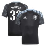 Aston Villa Jerseys - Official aston villa adidas wsl away shirt 2025-26 – kids with pacheco 33 printing Collection for AVFC Fans