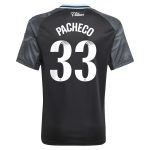 Aston Villa Jerseys - Official aston villa adidas wsl away shirt 2025-26 – kids with pacheco 33 printing Collection for AVFC Fans