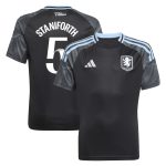 Aston Villa Jerseys - Official aston villa adidas wsl away shirt 2025-26 – kids with staniforth 5 printing Collection for AVFC Fans