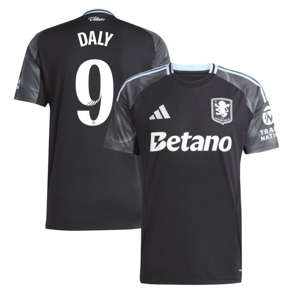 Aston Villa Jerseys - Official aston villa adidas wsl away shirt 2025-26 with daly 9 printing Collection for AVFC Fans