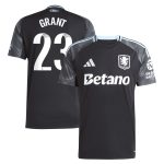 Aston Villa Jerseys - Official aston villa adidas wsl away shirt 2025-26 with grant 23 printing Collection for AVFC Fans