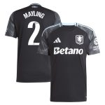 Aston Villa Jerseys - Official aston villa adidas wsl away shirt 2025-26 with mayling 2 printing Collection for AVFC Fans