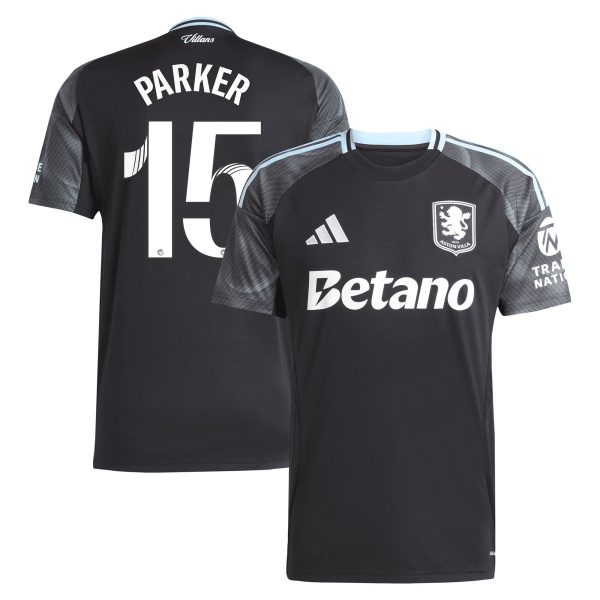 Aston Villa Jerseys - Official aston villa adidas wsl away shirt 2025-26 with parker 15 printing Collection for AVFC Fans