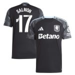 Aston Villa Jerseys - Official aston villa adidas wsl away shirt 2025-26 with salmon 17 printing Collection for AVFC Fans