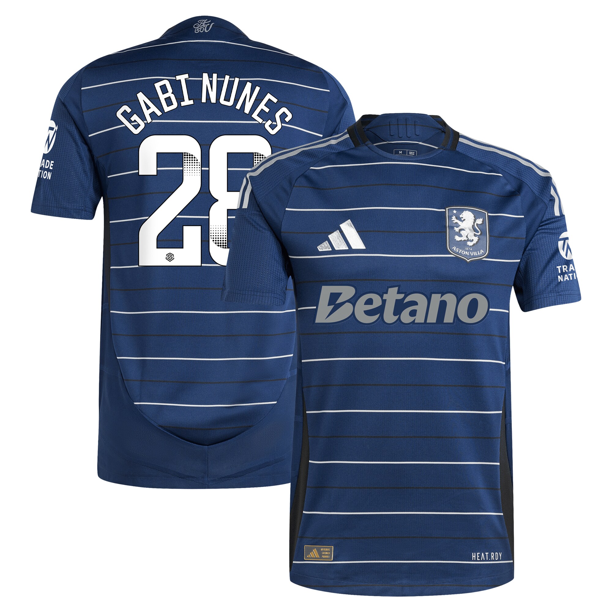 Aston Villa Jerseys - Official aston villa adidas wsl third authentic shirt 2024-25 with gabi nunes 28 printing Collection for AVFC Fans