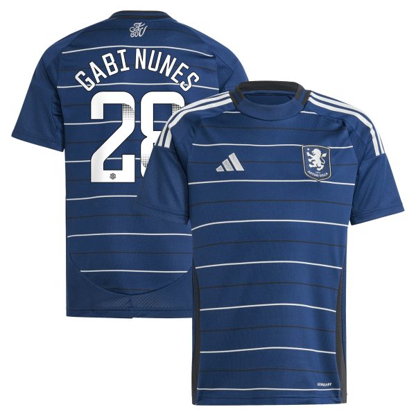 Aston Villa Jerseys - Official aston villa adidas wsl third shirt 2024-25 – kids with gabi nunes 28 printing Collection for AVFC Fans