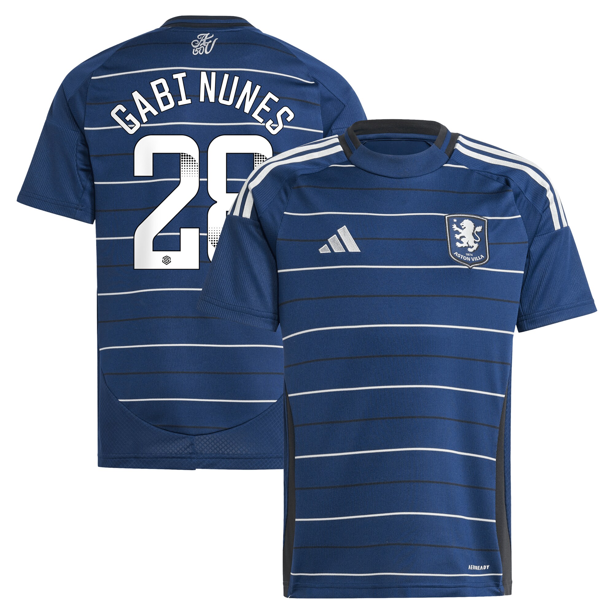 Aston Villa Jerseys - Official aston villa adidas wsl third shirt 2024-25 – kids with gabi nunes 28 printing Collection for AVFC Fans
