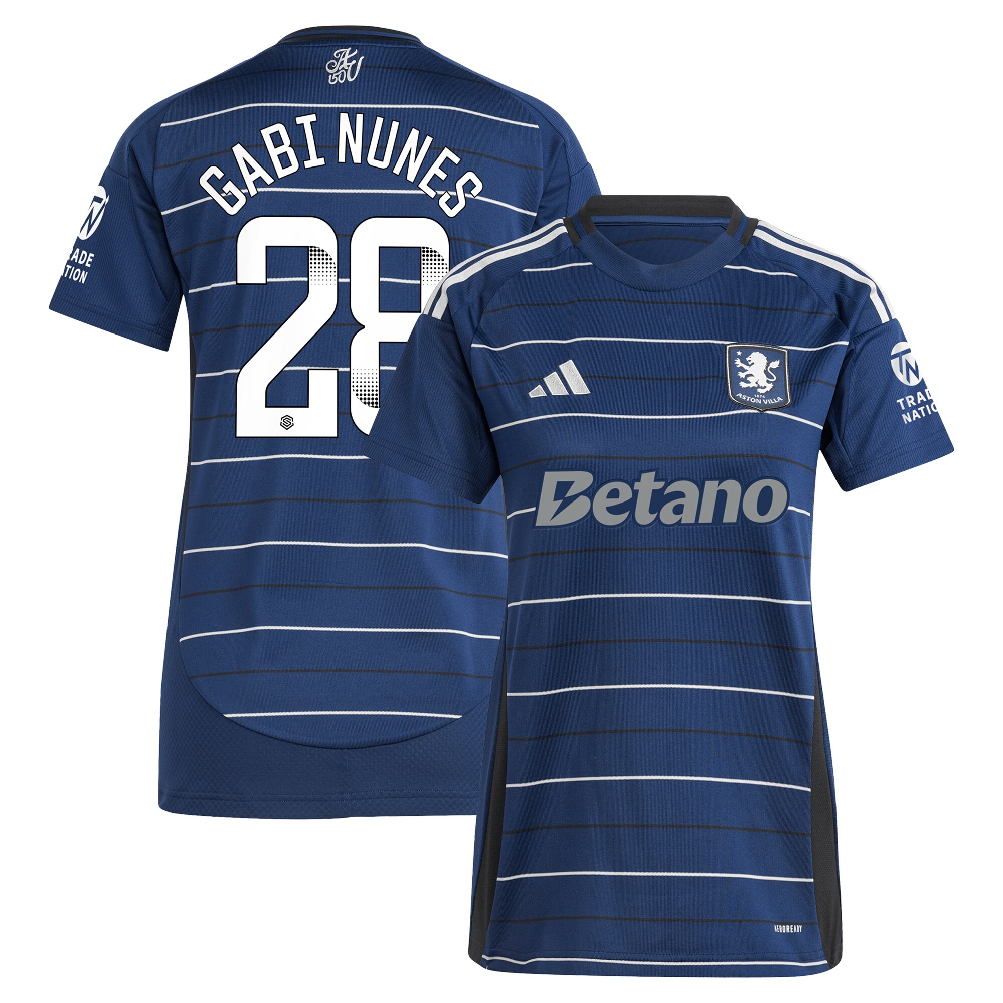 Aston Villa Jerseys - Official aston villa adidas wsl third shirt 2024-25 – womens with gabi nunes 28 printing Collection for AVFC Fans
