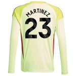 Aston Villa Jerseys - Official aston villa away goalkeeper shirt 2025-26 – kids with martinez 23 printing Collection for AVFC Fans
