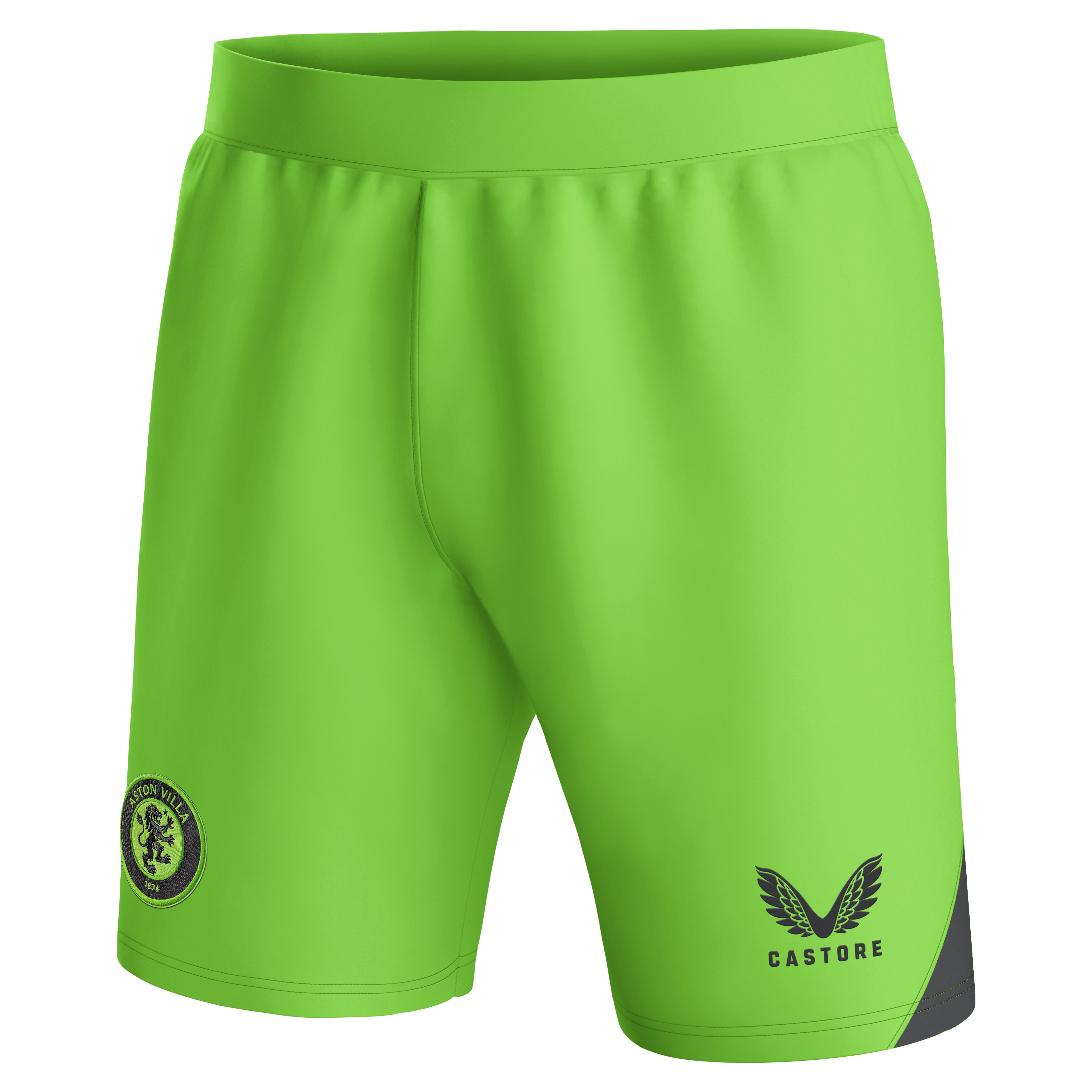 Aston Villa Jerseys - Official aston villa castore away goalkeeper shorts 2023-24 – kids – 13385917 with custom printing Collection for AVFC Fans