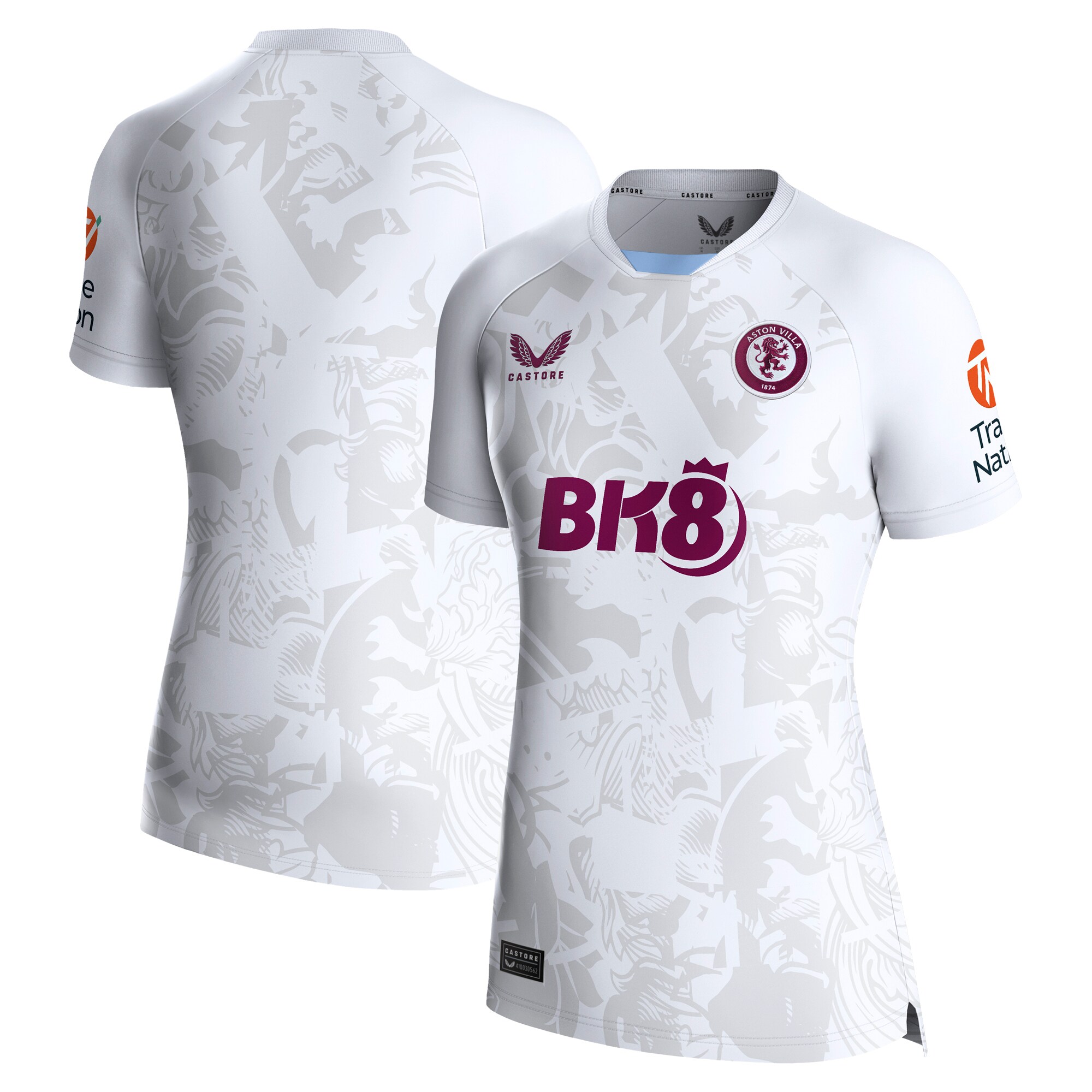 Aston Villa Jerseys - Official aston villa castore away shirt 2023-24 – womens with custom printing Collection for AVFC Fans