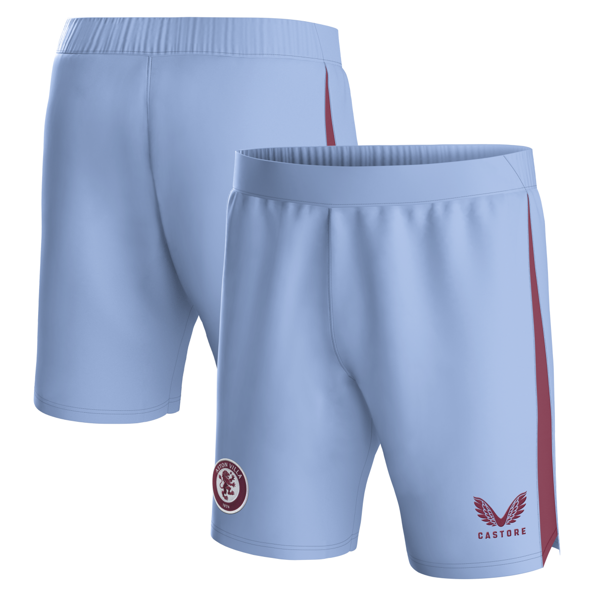 Aston Villa Jerseys - Official aston villa castore away shorts 2023-24 – kids with custom printing Collection for AVFC Fans