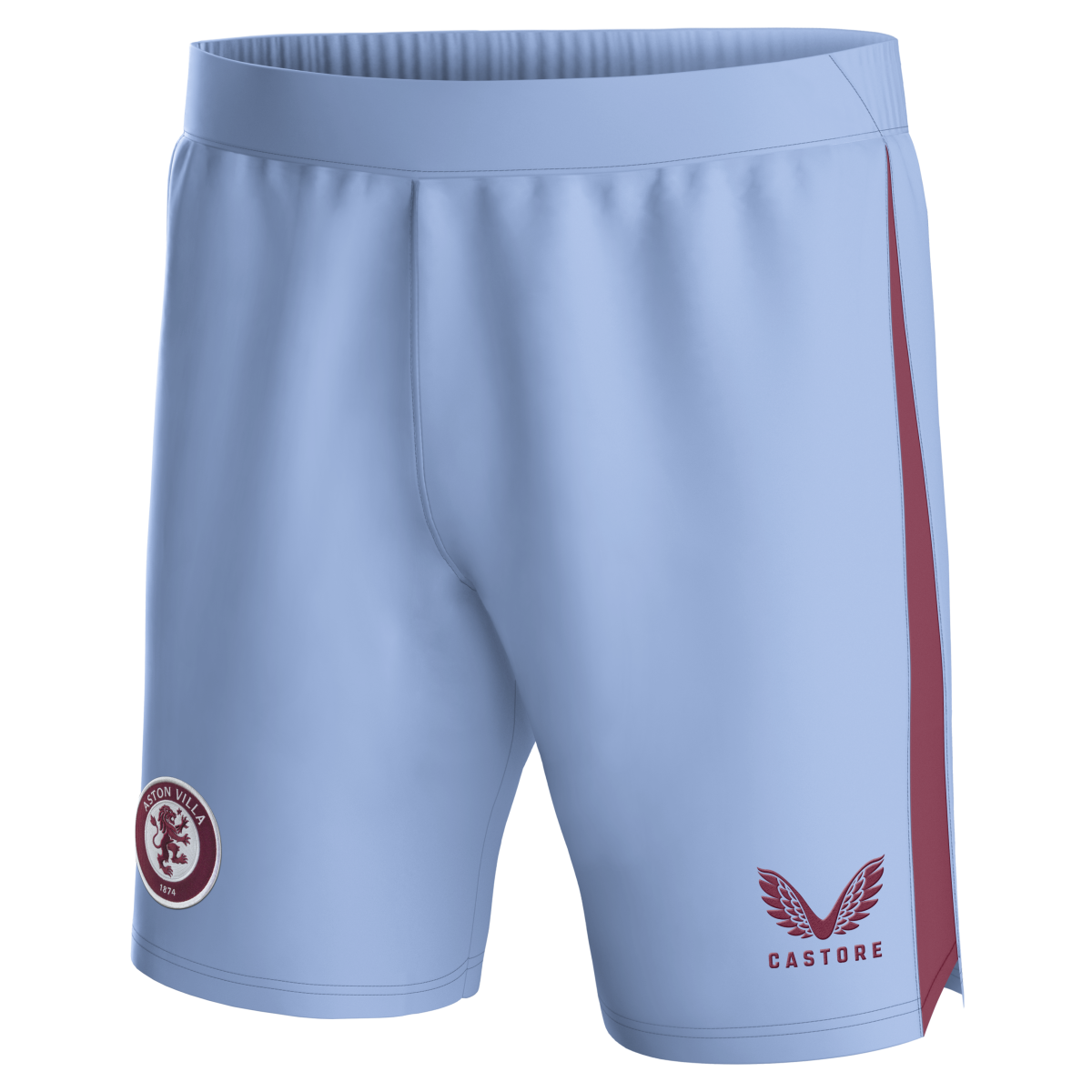 Aston Villa Jerseys - Official aston villa castore away shorts 2023-24 – kids with custom printing Collection for AVFC Fans