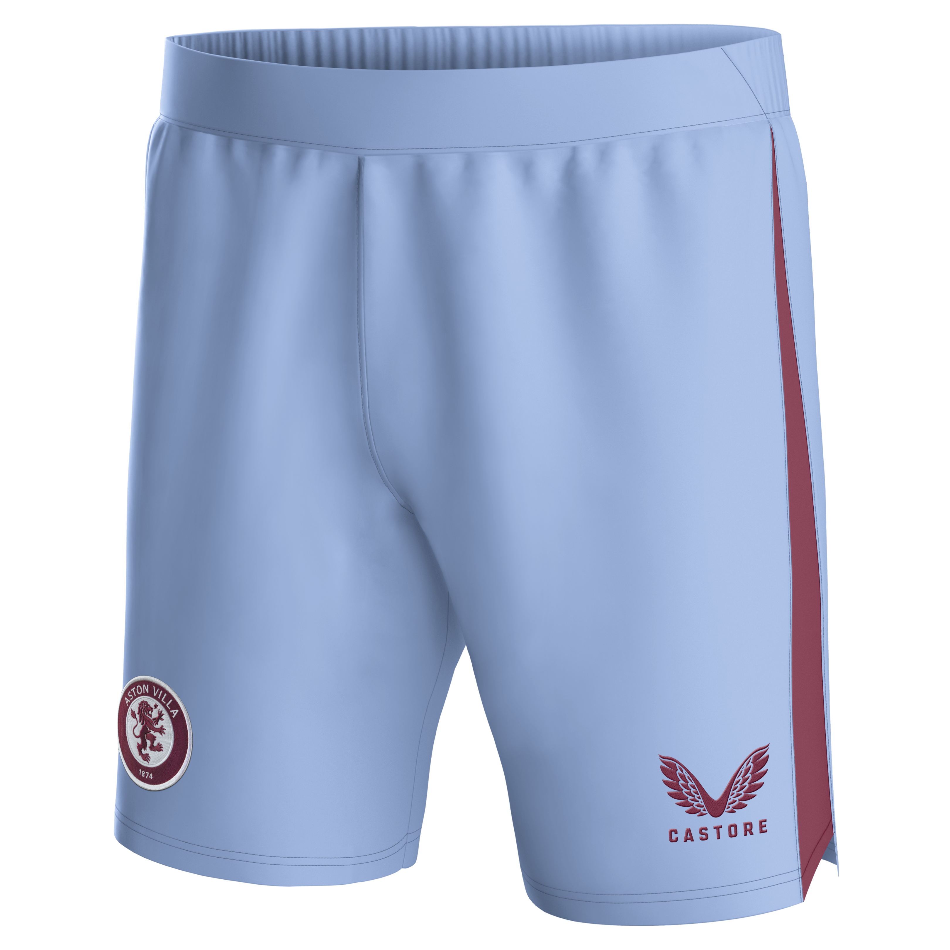 Aston Villa Jerseys - Official aston villa castore away shorts 2023-24 – kids with custom printing Collection for AVFC Fans