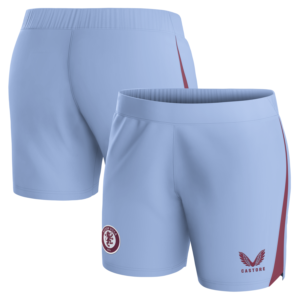 Aston Villa Jerseys - Official aston villa castore away shorts 2023-24 – womens with custom printing Collection for AVFC Fans
