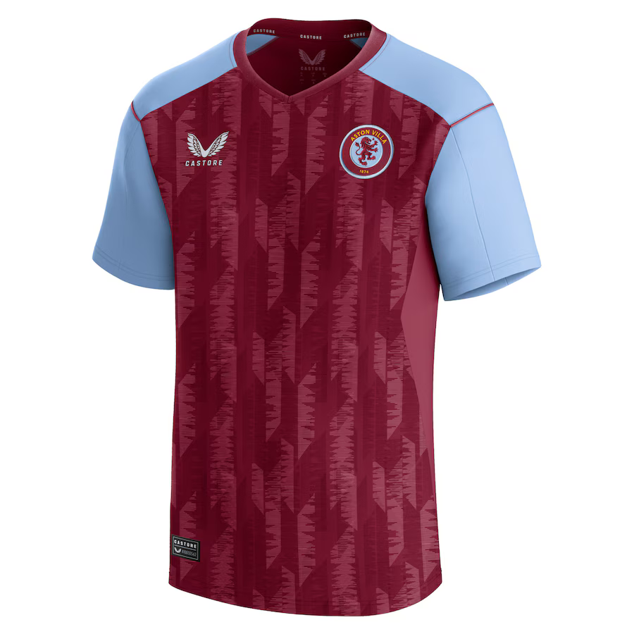 Aston Villa Jerseys - Official aston villa castore home shirt 2023-24 – kids with custom printing Collection for AVFC Fans