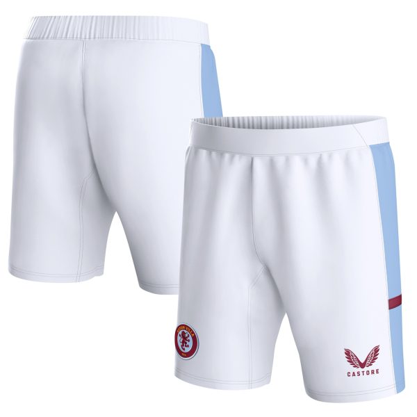 Aston Villa Jerseys - Official aston villa castore home shorts 2023-24 – kids with custom printing Collection for AVFC Fans