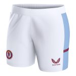 Aston Villa Jerseys - Official aston villa castore home shorts 2023-24 – womens with custom printing Collection for AVFC Fans