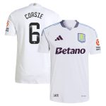 Aston Villa Jerseys - Official aston villa wsl adidas away authentic shirt 2024-25 with corsie 6 printing Collection for AVFC Fans