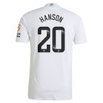 Aston Villa Jerseys - Official aston villa wsl adidas away authentic shirt 2024-25 with hanson 20 printing Collection for AVFC Fans