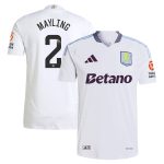 Aston Villa Jerseys - Official aston villa wsl adidas away authentic shirt 2024-25 with mayling 2 printing Collection for AVFC Fans