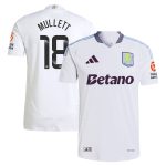 Aston Villa Jerseys - Official aston villa wsl adidas away authentic shirt 2024-25 with mullett 18 printing Collection for AVFC Fans