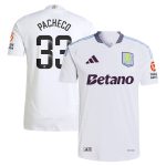 Aston Villa Jerseys - Official aston villa wsl adidas away authentic shirt 2024-25 with pacheco 33 printing Collection for AVFC Fans