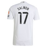 Aston Villa Jerseys - Official aston villa wsl adidas away authentic shirt 2024-25 with salmon 17 printing Collection for AVFC Fans