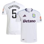 Aston Villa Jerseys - Official aston villa wsl adidas away authentic shirt 2024-25 with staniforth 5 printing Collection for AVFC Fans