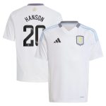 Aston Villa Jerseys - Official aston villa wsl adidas away shirt 2024-25 – kids with hanson 20 printing Collection for AVFC Fans