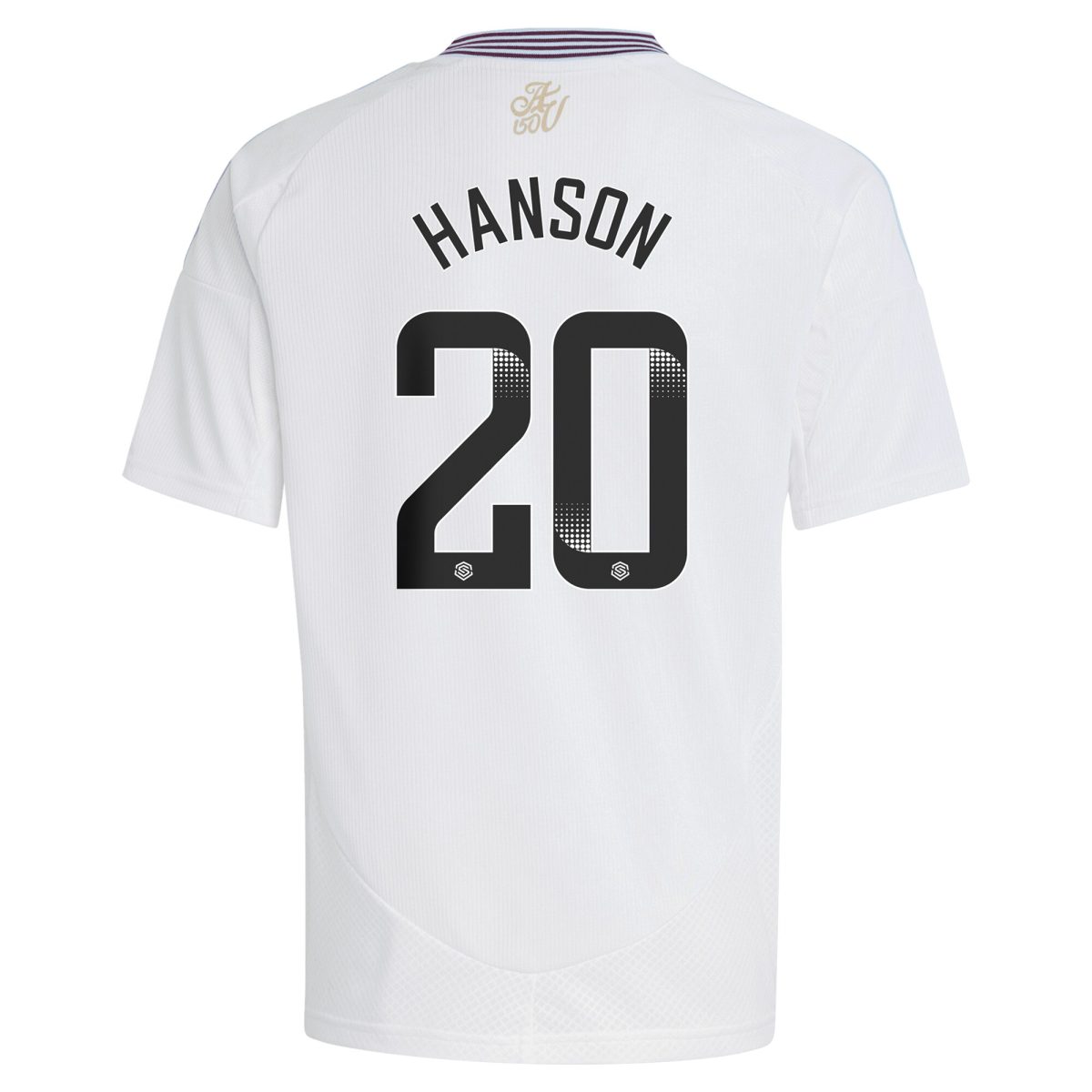 Aston Villa Jerseys - Official aston villa wsl adidas away shirt 2024-25 – kids with hanson 20 printing Collection for AVFC Fans