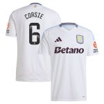 Aston Villa Jerseys - Official aston villa wsl adidas away shirt 2024-25 with corsie 6 printing Collection for AVFC Fans
