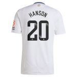 Aston Villa Jerseys - Official aston villa wsl adidas away shirt 2024-25 with hanson 20 printing Collection for AVFC Fans
