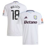 Aston Villa Jerseys - Official aston villa wsl adidas away shirt 2024-25 with mullett 18 printing Collection for AVFC Fans