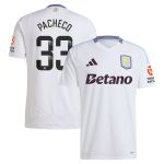Aston Villa Jerseys - Official aston villa wsl adidas away shirt 2024-25 with pacheco 33 printing Collection for AVFC Fans