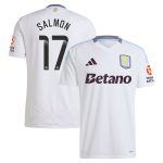 Aston Villa Jerseys - Official aston villa wsl adidas away shirt 2024-25 with salmon 17 printing Collection for AVFC Fans