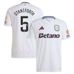 Aston Villa Jerseys - Official aston villa wsl adidas away shirt 2024-25 with staniforth 5 printing Collection for AVFC Fans
