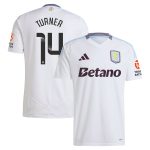 Aston Villa Jerseys - Official aston villa wsl adidas away shirt 2024-25 with turner 14 printing Collection for AVFC Fans