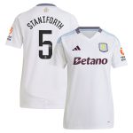 Aston Villa Jerseys - Official aston villa wsl adidas away shirt 2024-25 – womens with staniforth 5 printing Collection for AVFC Fans