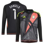 Aston Villa Jerseys - Official aston villa wsl adidas goalkeeper shirt 2024-25 – long sleeve – kids with d8217angelo 1 printing Collection for AVFC Fans