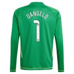 Aston Villa Jerseys - Official aston villa wsl adidas goalkeeper shirt 2024-25 – long sleeve – kids with dangelo 1 printing – 202712206-01 Collection for AVFC Fans
